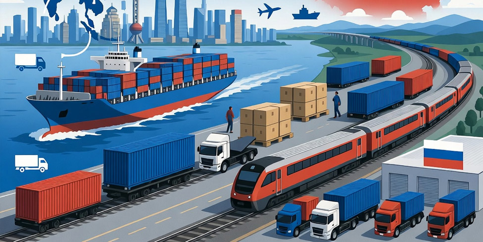 Sea, rail, air or road to Russia: how the mode your buyer books changes your documents and lead time